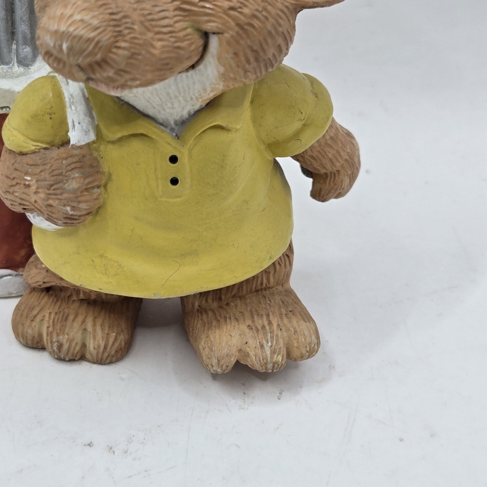 VTG Pair Of Beautiful Mouse Boy Girl Golf Club Playing Resin 3.5" H Collectible - Picture 4 of 14
